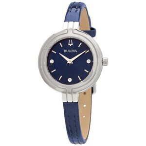 FX04155B NWT Bulova Fashion Ladies Quartz Steel Authentic Watch
